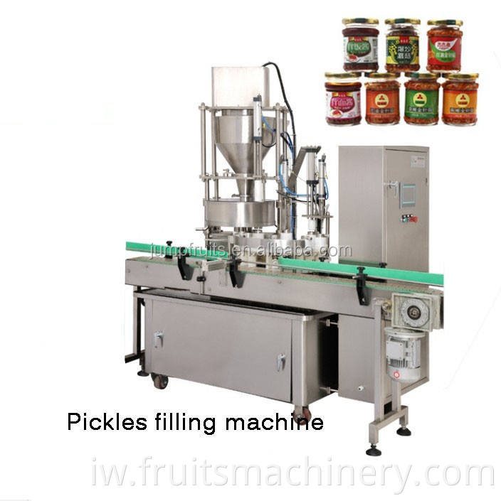 Pickle Veggies Automatic Canned and glass jars filling machine